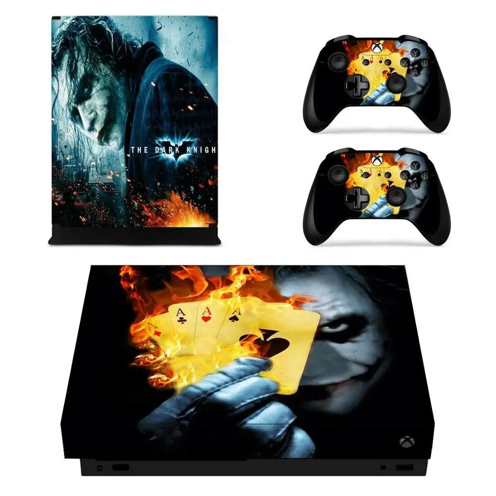 Наклейки с джокером для Xbox One X виниловые наклейки кожи one консоли пульты