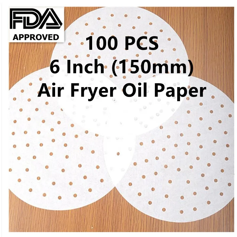 100 шт. силиконовая бумага для масла антипригарные аксессуары фритюрницы пиццы
