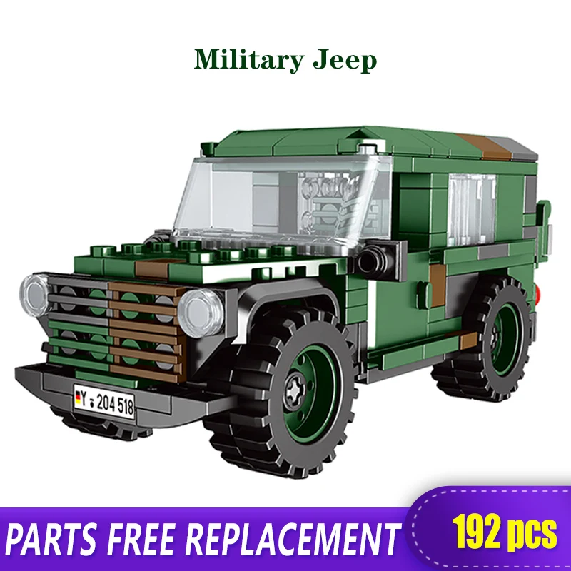 

XINGBAO 06041 Army Theme The Offroad Car high-tech Tank Building Blocks Military Truck WW2 Weapon Figures Bricks Toys for Boys