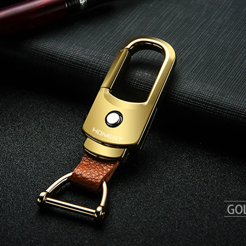 

For Toyota Corolla Jeep Hyundai Mercedes W205 Mazda 3 Volvo High-End Key Ring LED Light Car Key Chain Accessories Motorcycle