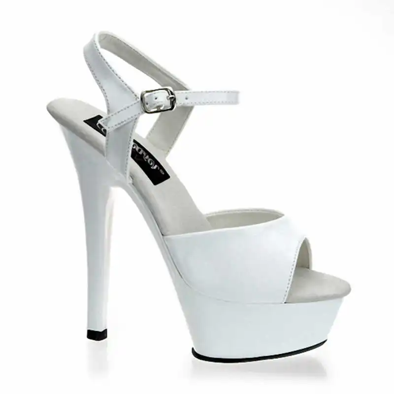 

Sandals new versatile fish mouth sandals 15 show high heels