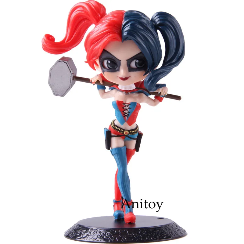 A with color box Q Posket отряд самоубийц Джокер фигурка Харли Квинн ПВХ Фигурки Коллекционная модель игрушки QPosket кукла - Цвет: A with color box