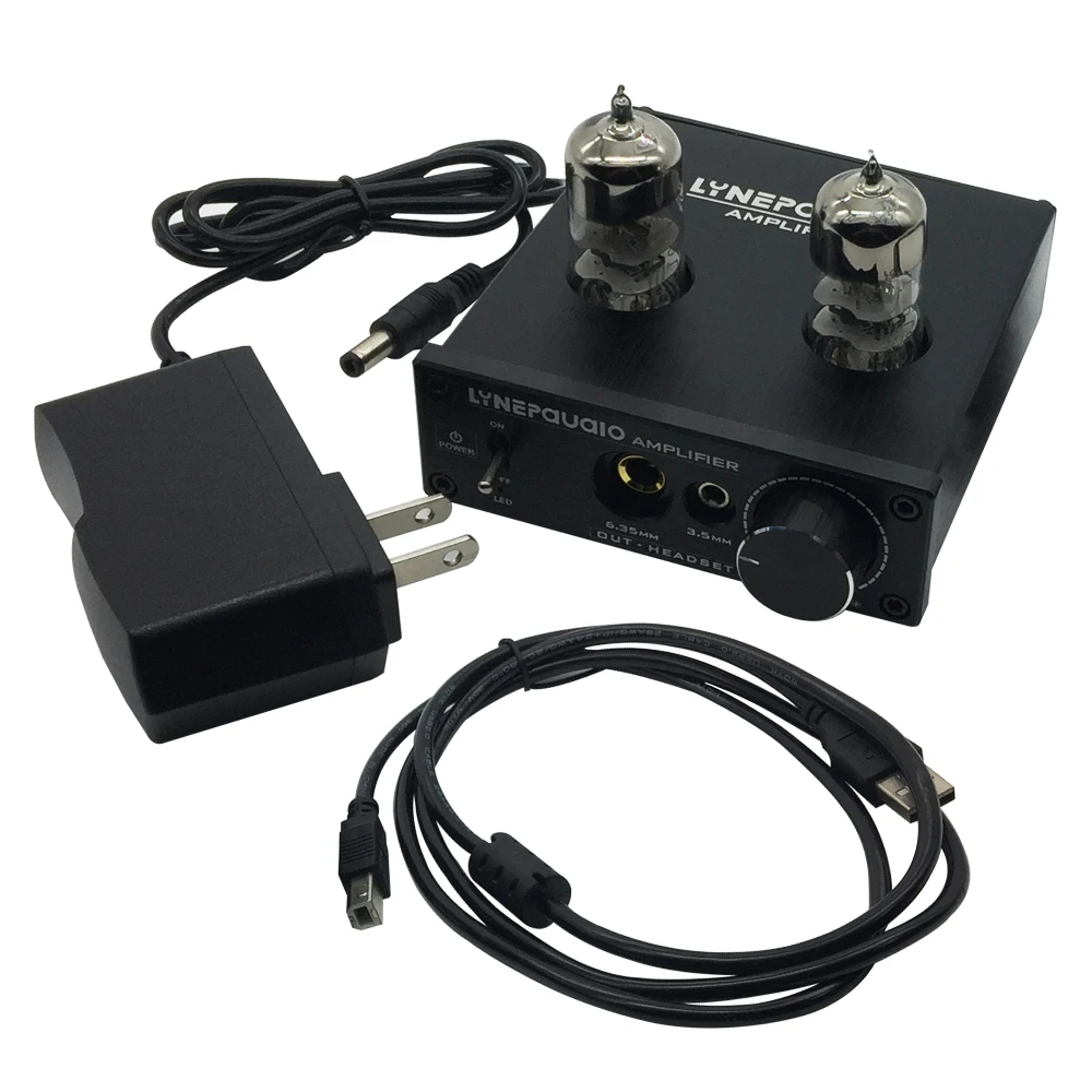 

Vacuum Tube Power Headphone Amplifier USB ASIO Sound Card Mini Hi-Fi Preamp