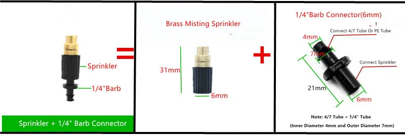 Латунный разбрызгиватель с колючей насадкой 50 шт.|mist sprinkler|sprinkler mistplant sprinklers |