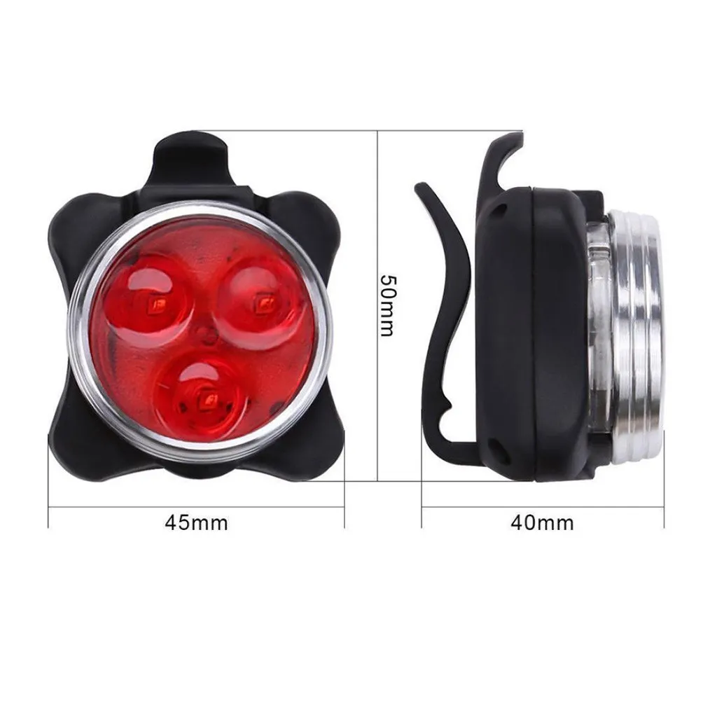 

Bicycle Tail Light Multi-function Led Usb Rechargeable Bicycle Tail Light Abs Bicycle Safe Riding Warning Feux Arrire De Vlo