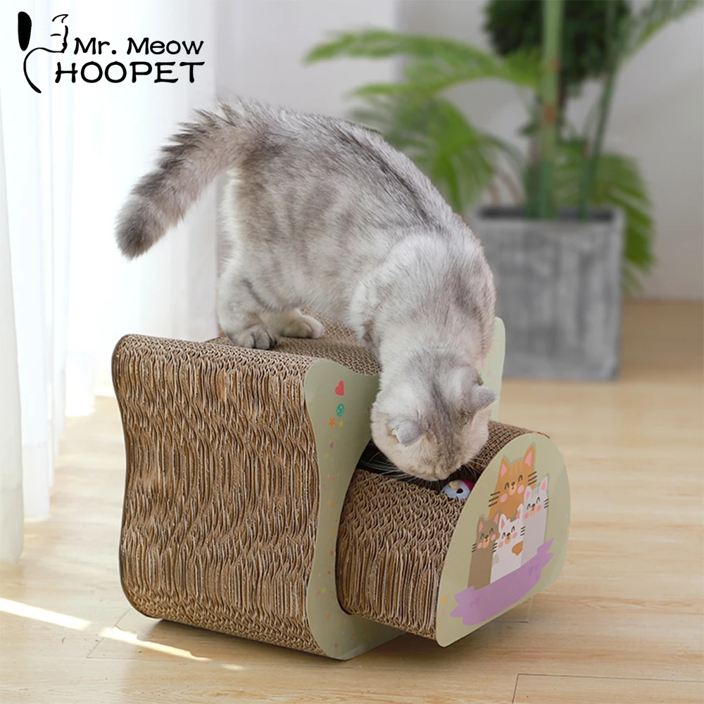 Hoopet интерактивная игрушка для кошек гофрированная доска когтеток товары | Дом и