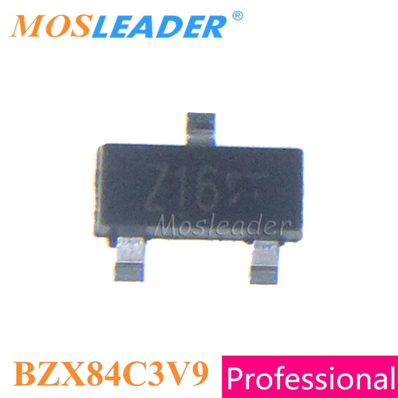 Mosleader 3000 шт SOT23 BZX84C2V7 2 7 V BZX84C3V 3V BZX84C3V3 3 BZX84C3V6 6 BZX84C3V9 9 BZX84C4V3 4 bzxc44.7 V|Запасные части| |
