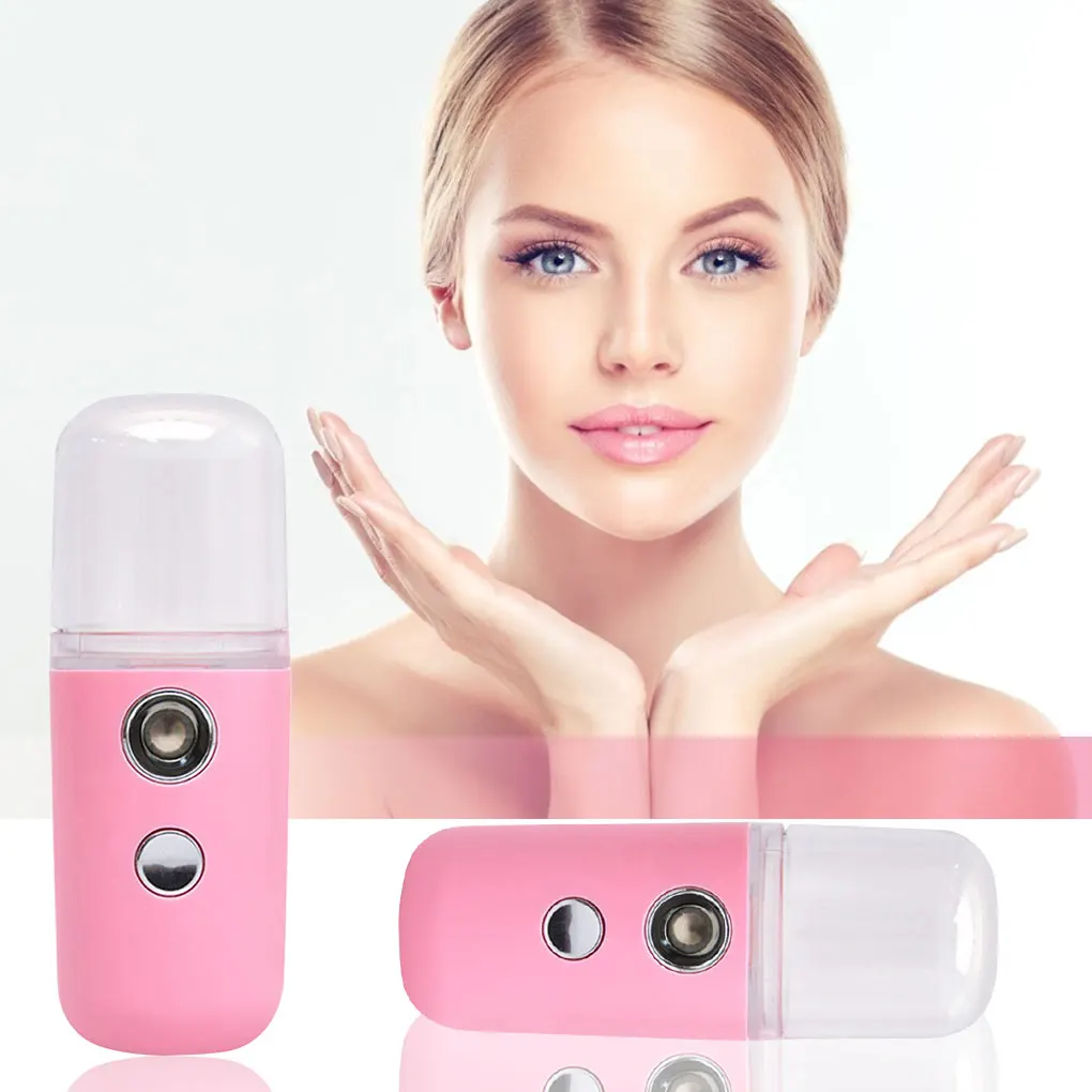Portable Hydrating Sprayer Beauty Spray Apparatus Humidifier Rechargeable Nano Cold | Бытовая техника