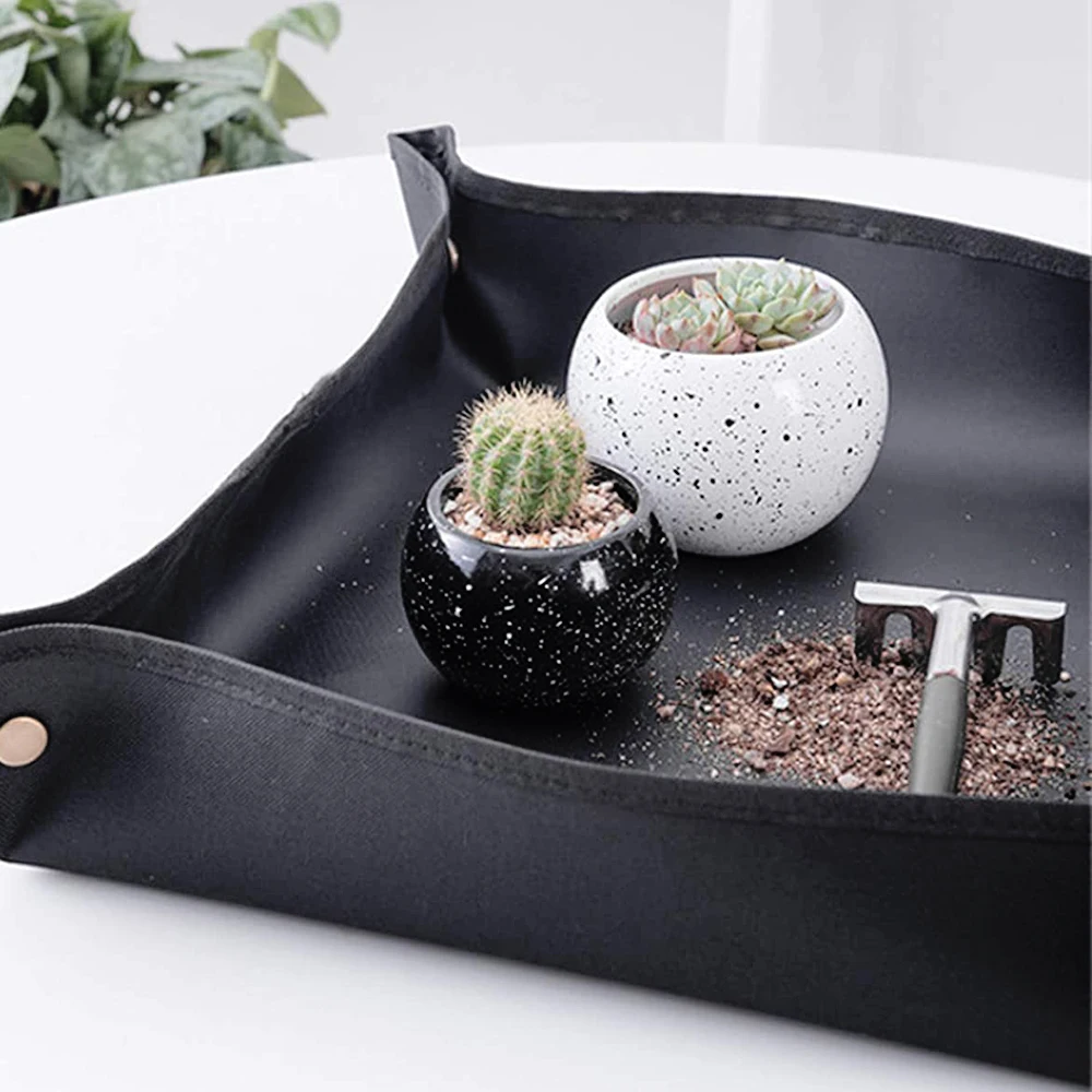 

Planting Mat PE Succulents Gardening Potting Mat Pad Waterproof Reusable Flower Anti Dirty Gardening Transplanting Repotting Mat