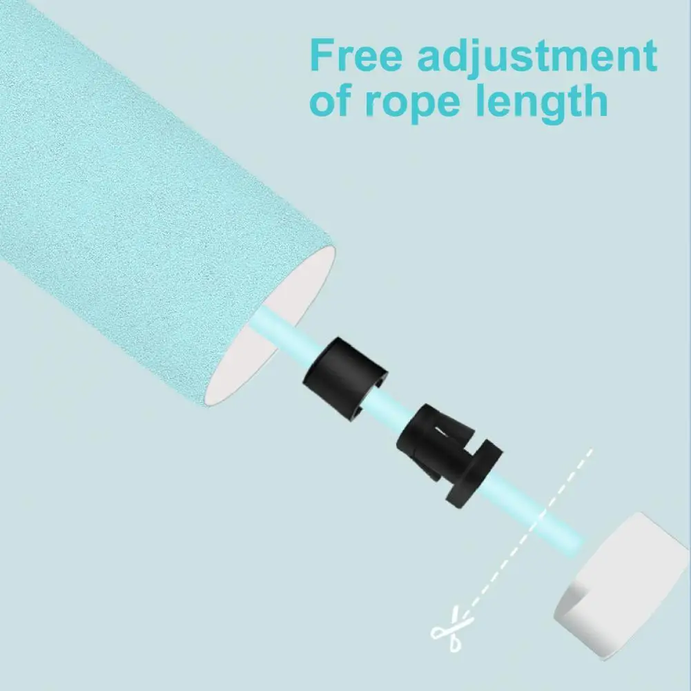 

Training Jump Rope TPE Skipping Rope Sweat Absorbing Arc Design Simple Dual-used Fitness Skipping Rope