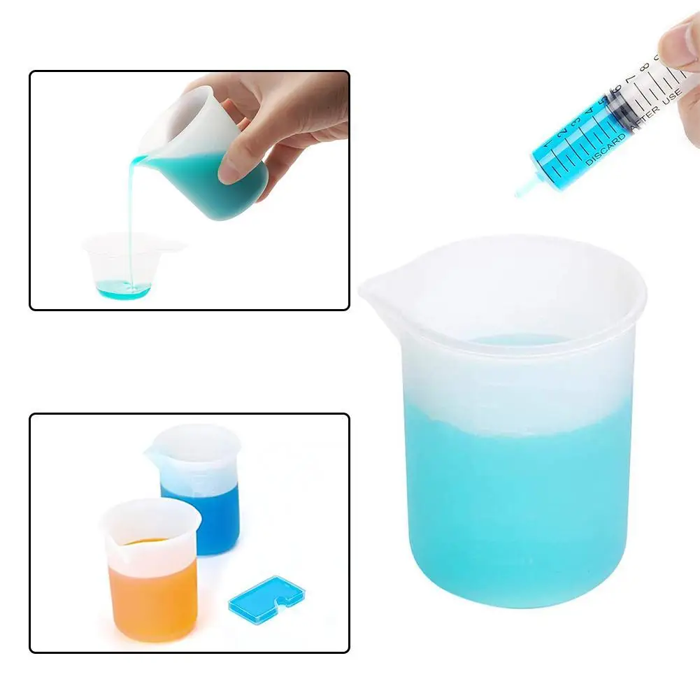 Одноразовый силиконовый мерный стакан 100/250 мл | Дом и сад