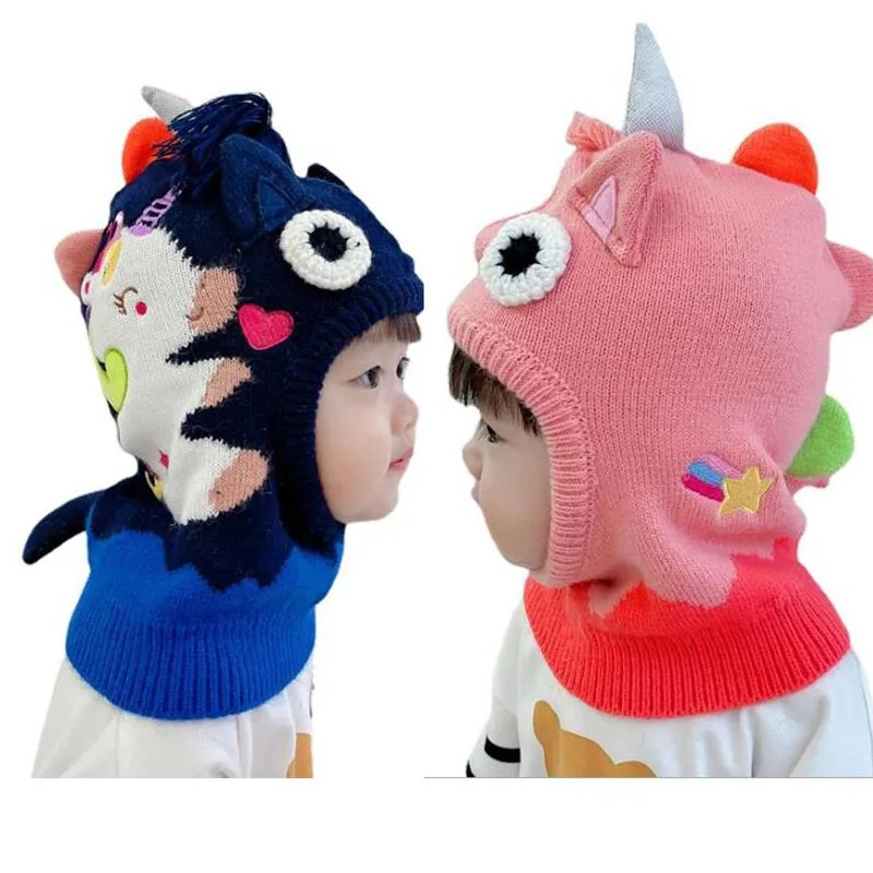 Doitbest Boy Girl Beanie Protect neck dinosaur unicorn Windproof Winter Child knit hat Warm Cute kids girls Earflap Caps
Doitbest Boy Girl Beanie Protect neck dinosaur unicorn Windproof Winter Child knit hat Warm Cute kids girls Earflap Caps