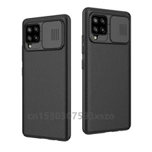 NILLKIN for Samsung Galaxy A42 5G CamShield Case Arrival Anti-shock Slide Camera Protection Cover TPU&PC Mobile Phone Cover Case