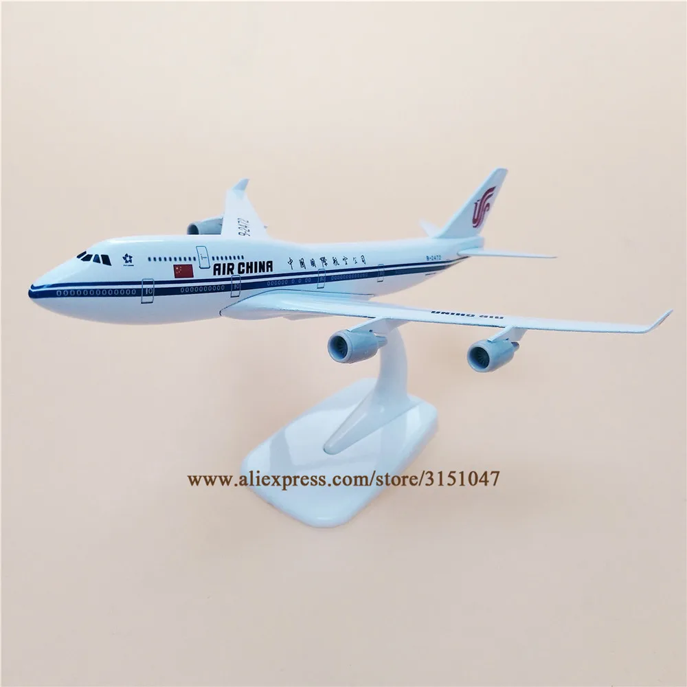 

20cm Air China Boeing 747 B747-400 Airlines Plane Model Alloy Metal Diecast Model Airplane Aircraft Airways Gift