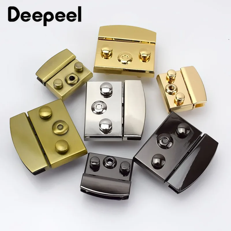 Deepeel 2 шт. 50 мм/35 мм пряжка для сумочки замки сумок вращающаяся защелка застежка