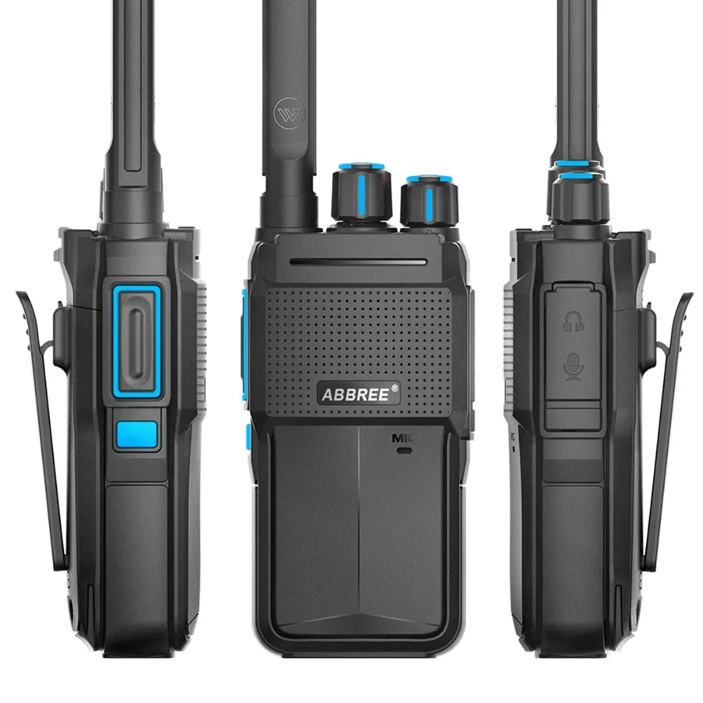 ABBREE AR-F2 мини-рация двухстороннее радио Портативная радиостанция uhf band 400-480 МГц BF-888S UV-5R HF трансивер
