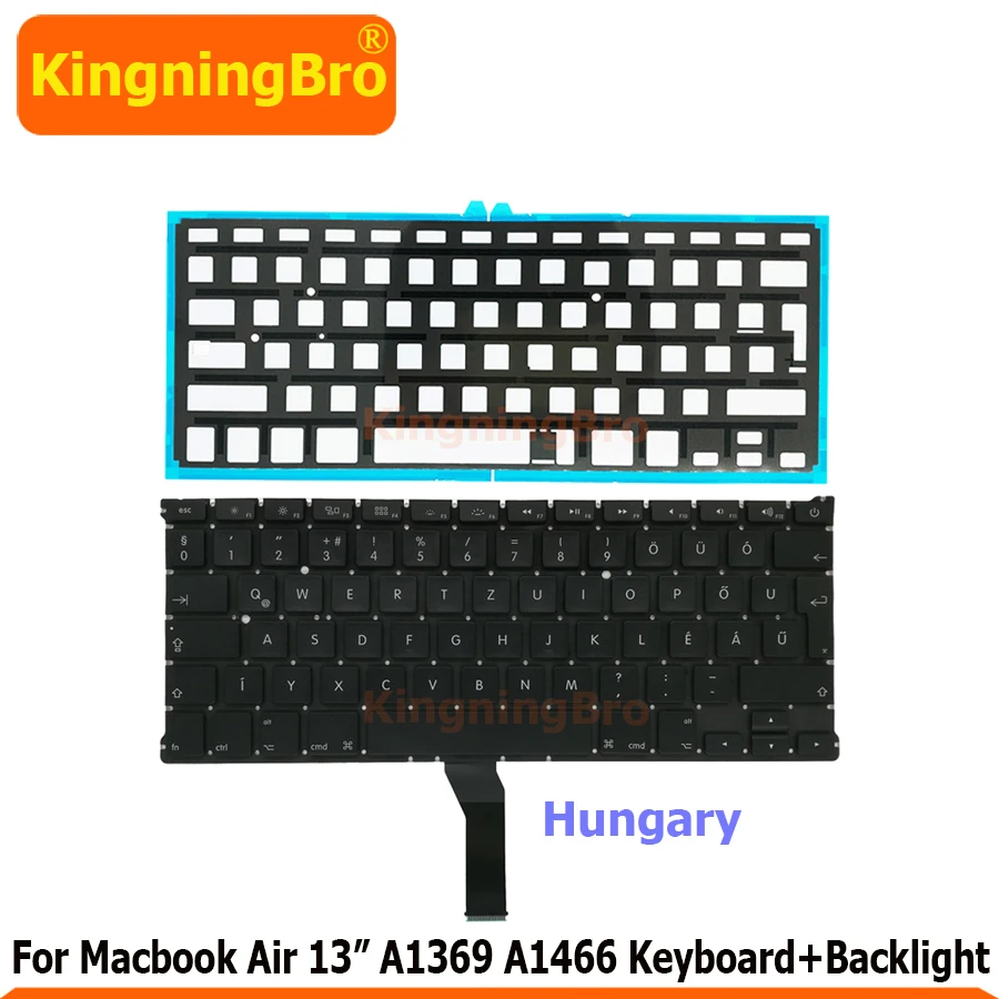 Клавиатура с подсветкой для Macbook Air 13 дюймов A1369 A1466 Венгрия 2011 2017 лет 5
