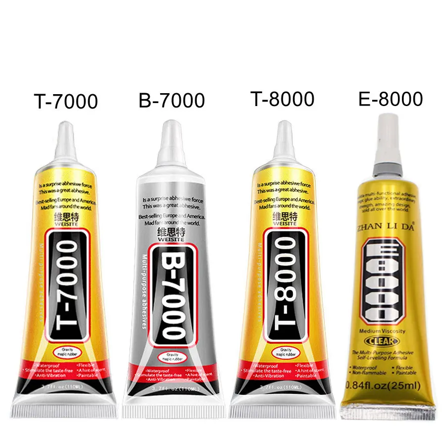 

Multi-Purpose B7000 E8000 T7000 T8000 Glue Mobile Phone Screen Adhesive Clear Liquid Glue Super Glue DIY Mobile Phone Repair