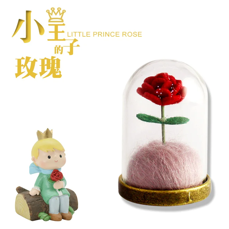 1 шт. ожерелье с розой Маленького принца/le petit Prince/The Little prince's Rose/rose из