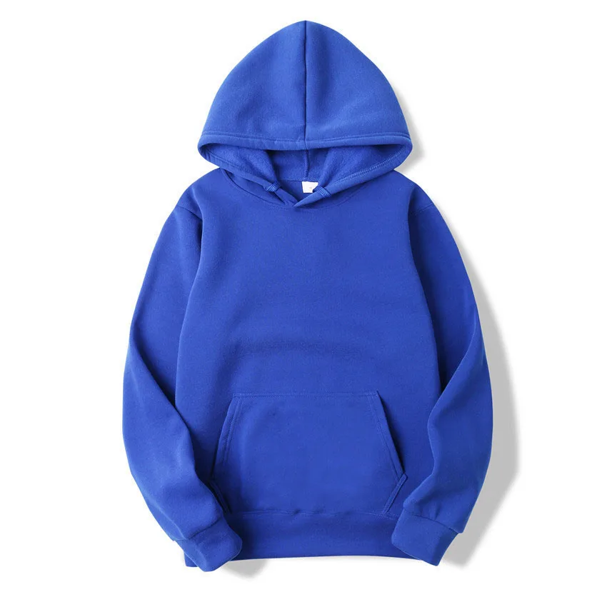 Tracksuit Men Fashion Hoodies Men Suits Solid Sets Men Sweatshirts+Sweatpants Spring Autumn Fleece Hooded Pullover 2 Pieces Set