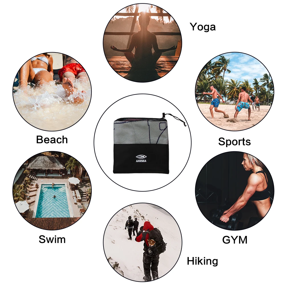 Полотенце из микрофибры быстросохнущее ультракомпактное|Полотенца для