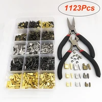 358 zipper latch slider retainer metal insertion pin zipper bottom chrome zipper stopper container storage for zipper repair