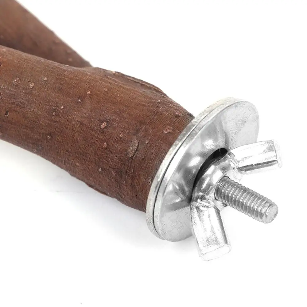 Деревянная вилка для домашних животных подставка ветвей дерева стойка белка