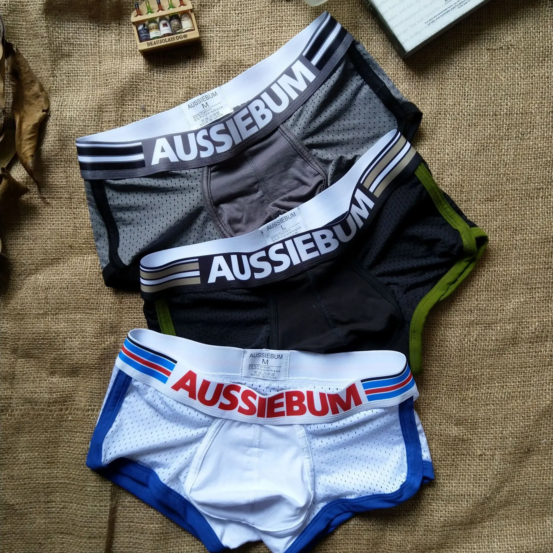 Мужские купальники aussieпреимущества бандаж сексуальные дышащие Молодежные U-Bag