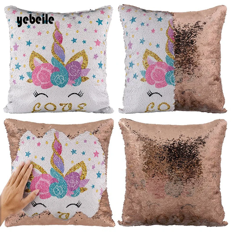 1 шт. чехол для подушки с единорогом и русалочкой|Наволочка| |