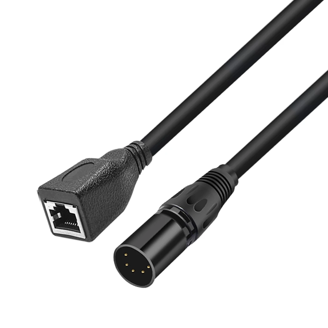 5 контактный сетевой аудиокабель jorinдо RJ45 0 3 м/фута с разъемом XLR|Кабели VGA| |