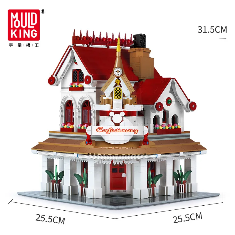 

MOULD KING 11003 MOC Creator Series Corner Restaurant Building Blocks 2616pcs Bricks Model Education Toys