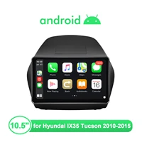autoradio 1din head unit 10 5 android 10 car radio stereo multimedia for hyundai ix35 tucson 2011 2015 wireless carplay dvr 4g