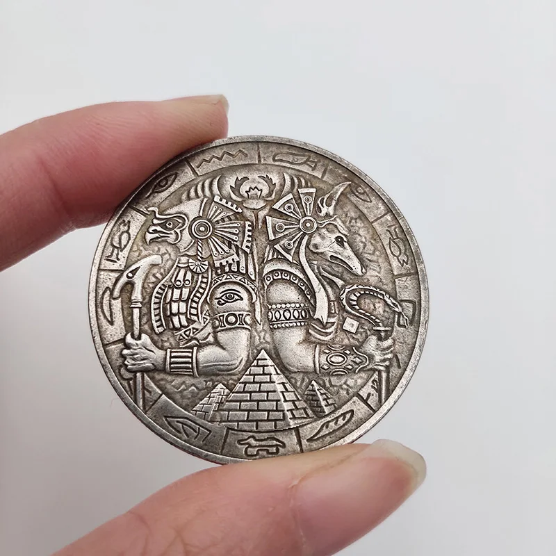 Пирамида Странник памятная монета Анубиса и орел собирать монеты для украшения дома офиса подарок