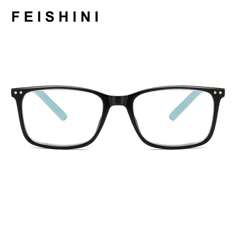 Очки для чтения Женские квадратные с диоптриями дальнозоркостью европейская