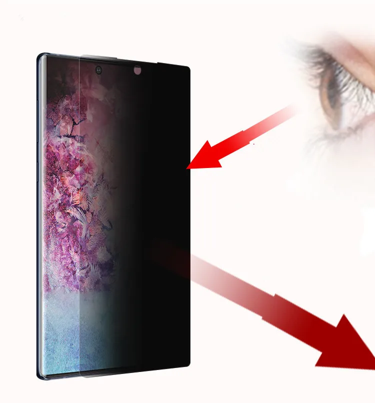 Защитное стекло для сохранения личной информации пленка для samsung Galaxy Note 10 Plus HD полное покрытие Гидрогелевая защитная пленка