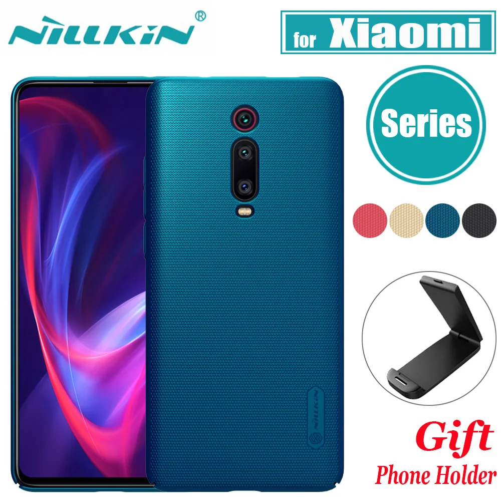 Для Xiaomi mi 9 SE mi 9 Lite 9T Pro A3 чехол Nillkin матовый жесткий пластиковый Полный Чехол на красный mi Note 8T 8 7 Pro 8A 8 7A 7 Funda
