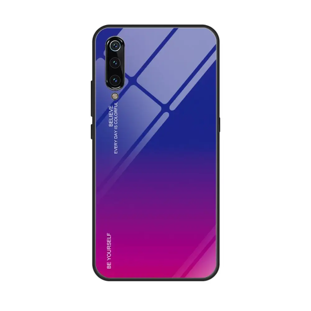 Зеркальный градиентный чехол из закаленного стекла для Xiaomi Redmi Note 8 8T 7 6Pro 11 10 Pro