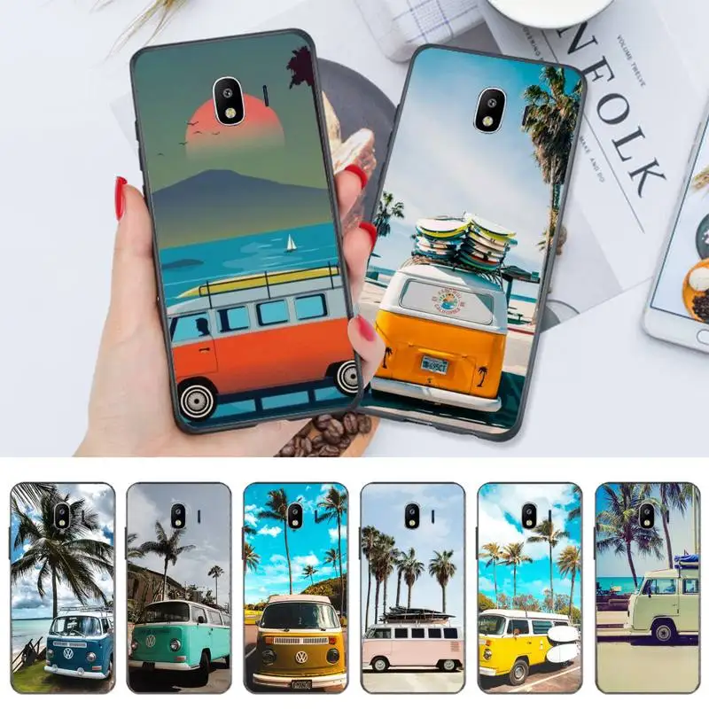 

Combi Van Surf Phone Case For samsung Galaxy J6 J7 J8 prime 2018 note 8 9 10 20 lite plus pro ultra Cover