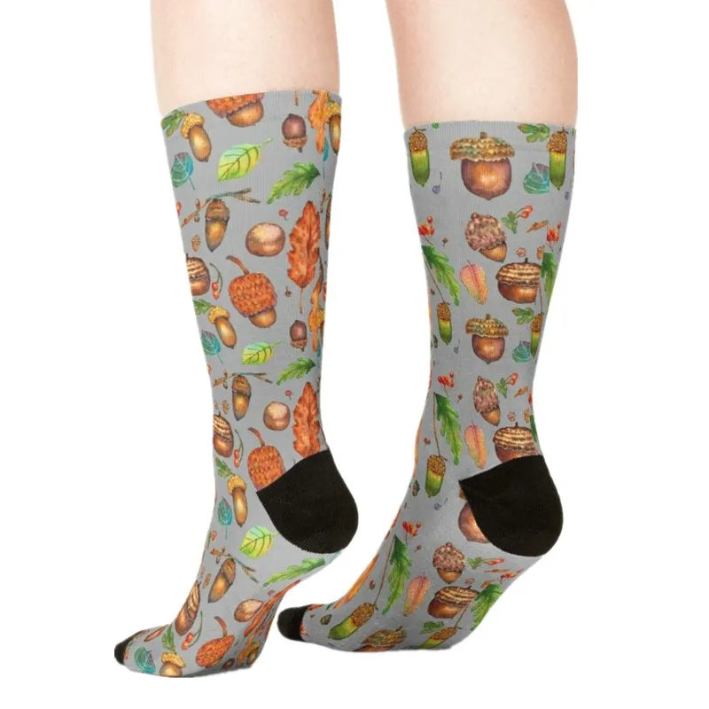

Women's socks kawaii Awesome leopard print skin Printed Socks Women harajuku Happy Funny Novelty cute girl gift Socks for women