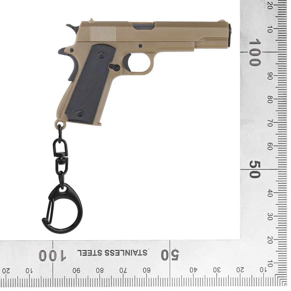 

Keychain Mini Decoration Tactical 1911 Automative Keyring Outdoor Portable Key Chain Ring Detachable Orament Xmas Gift Boy Toy