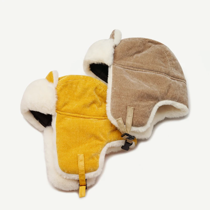 Шапка ушанка женская зимняя из искусственного меха однотонная|Женские