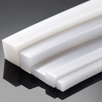 white solid silicone rubber seal strip heat resistance anti slip waterproof square bars for mechanical shock absorption welt