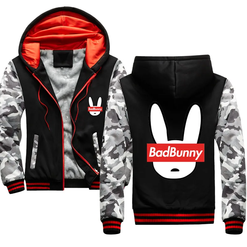 

Fashion Design Bad Bunny Hoodies Sweatshirts Men/Women Casual Hip Hop Hoodie 2020 Popular Harajuku Hooded Clothing