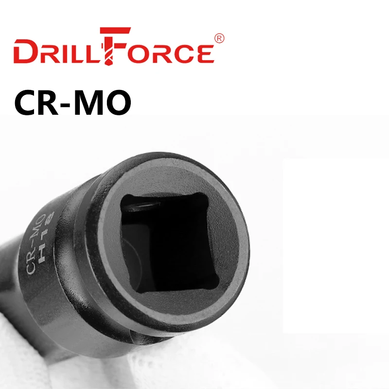 Drillforce 1/2" Drive Impact Spline Socket Bit Wrench Pneumatic Adapter M5/M6/M7/M8/M9/M10/M11/M12/M13/M14/M15/M16/M17/M18/M20 |