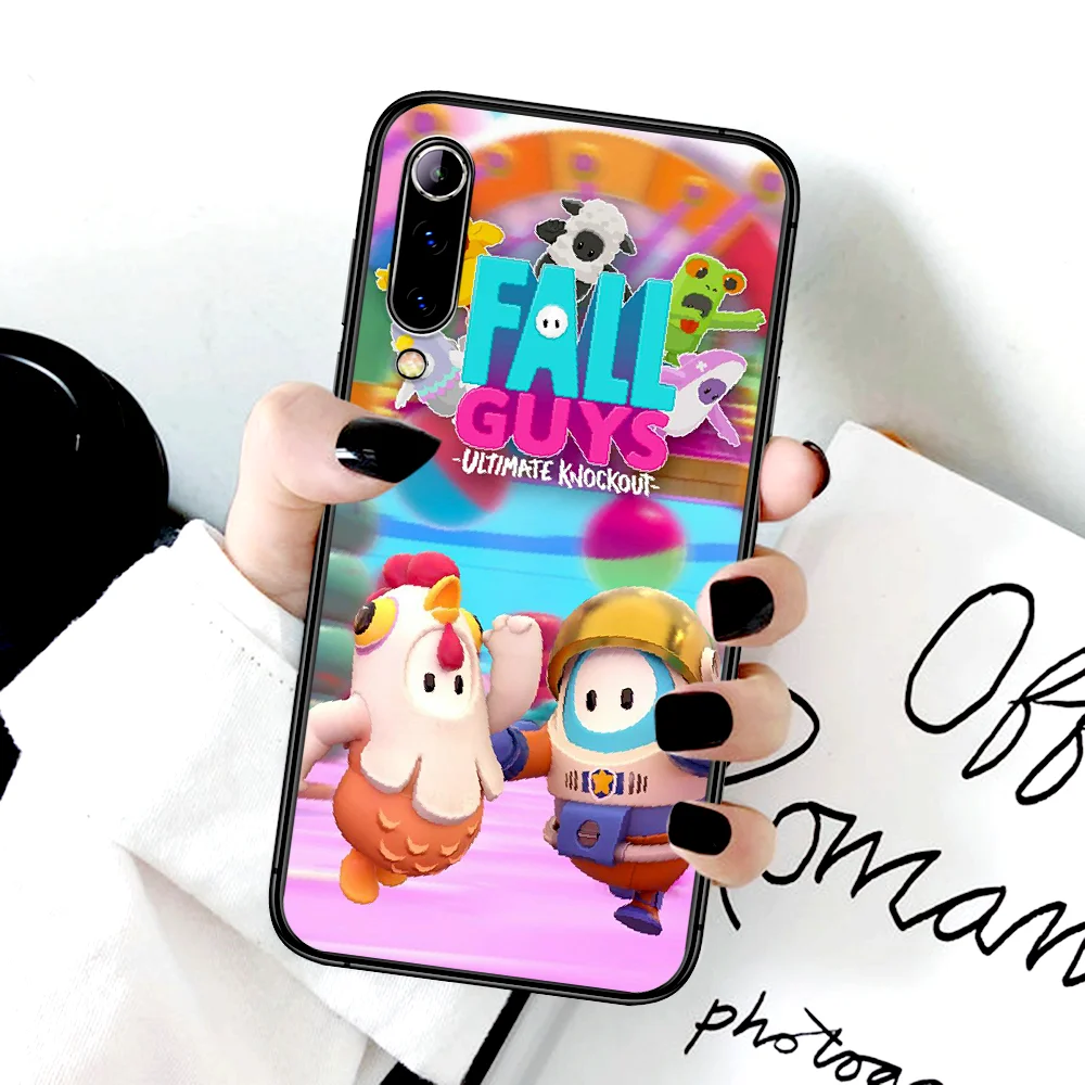 

Fall Game Guys Cute Phone Case For Xiaomi Mi Note 10 A3 9 MAX 3 A2 8 9 Lite Pro Ultra black Funda Fashion Hoesjes Trend Etui