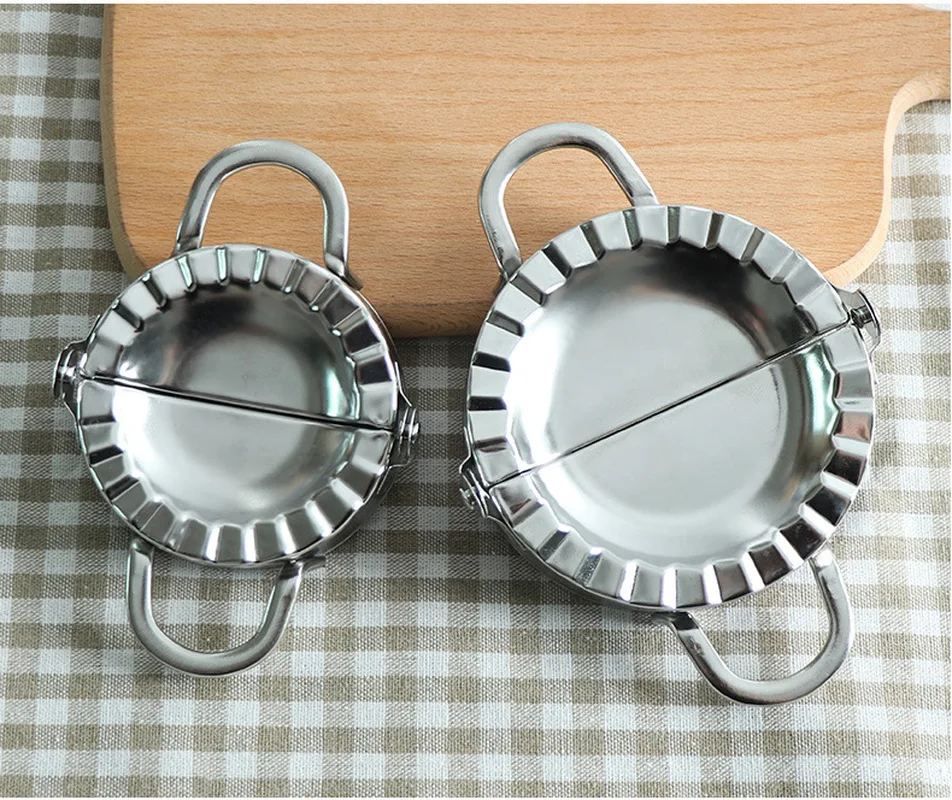 Инструменты для приготовления пельменей Jiaozi производитель пресс-формы Экологичные Кондитерские инструменты из нержавеющей стали кухонные инструменты тесто резак для кухни инструменты для изготовления
