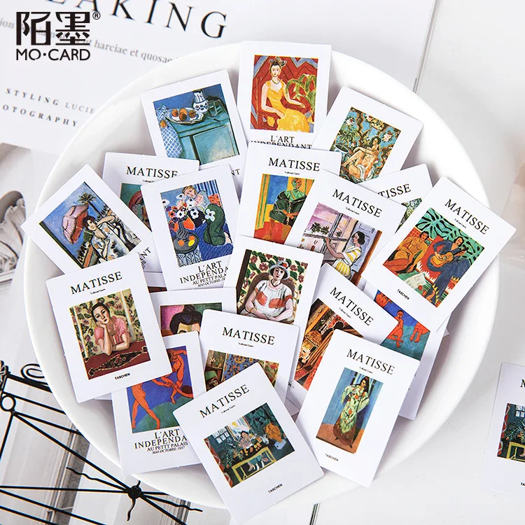 46 шт./компл. винтажная наклейка для журнала ретро картина маслом наклейки