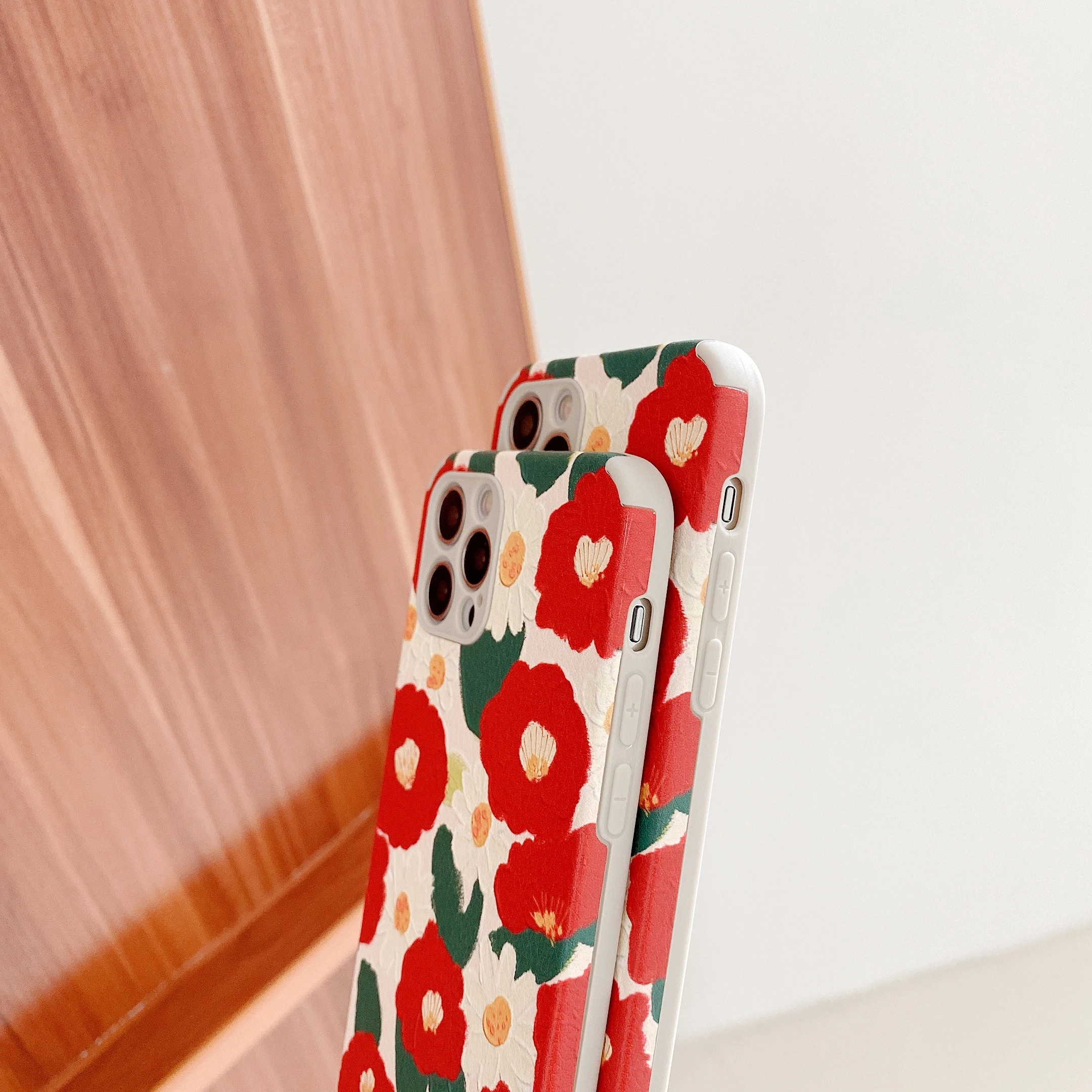 

Cute Flowers Phone Case For iPhone 12 Pro Max 12 mini Soft TPU Coque For iPhone 11 Pro Max 11 Pro Xs Max 7 8 Plus X XR Cover