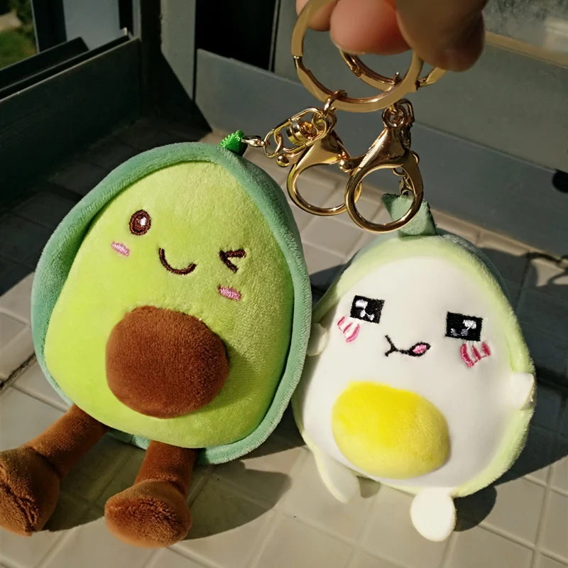 12 см Kawaii брелок плюшевые игрушки авокадо чучела Фруктовые Куклы куклы сумка