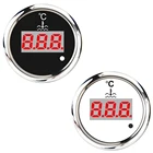 Водонепроницаемый цифровой датчик температуры воды IP97, 52 мм, цифровой термометр, измеритель температуры воды для морской яхты